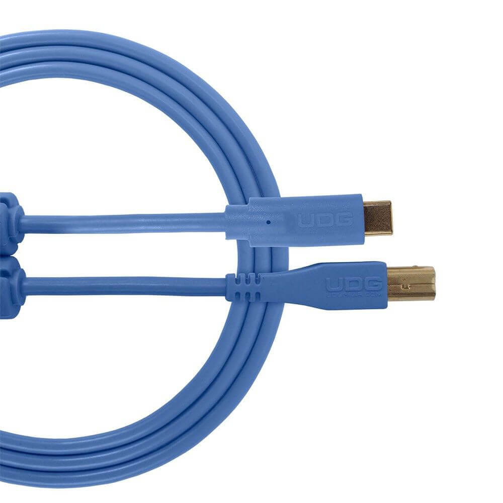สาย UDG ULTIMATE AUDIO CABLE USB 2.0 (USB C TO USB B) ความยาว 1.5 เมตร สีฟ้าอ่อน_1